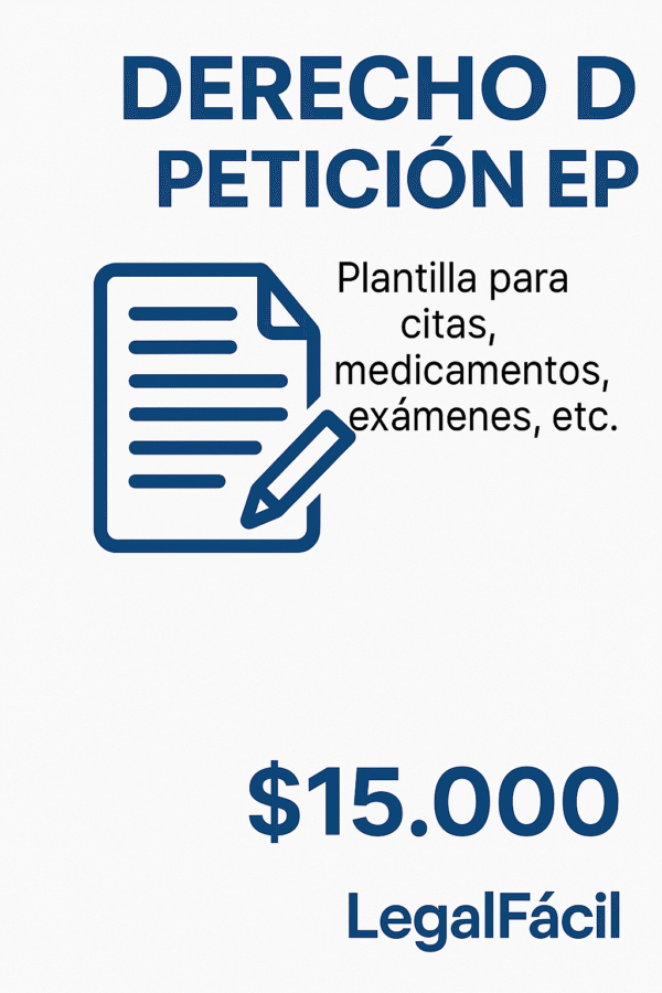 Derecho de Petición para Prescripción de Multas